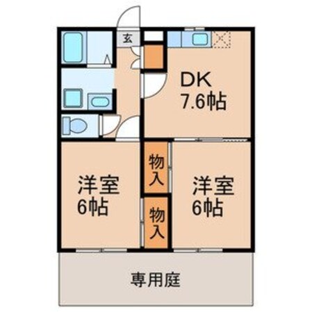 クレスト市川の物件間取画像